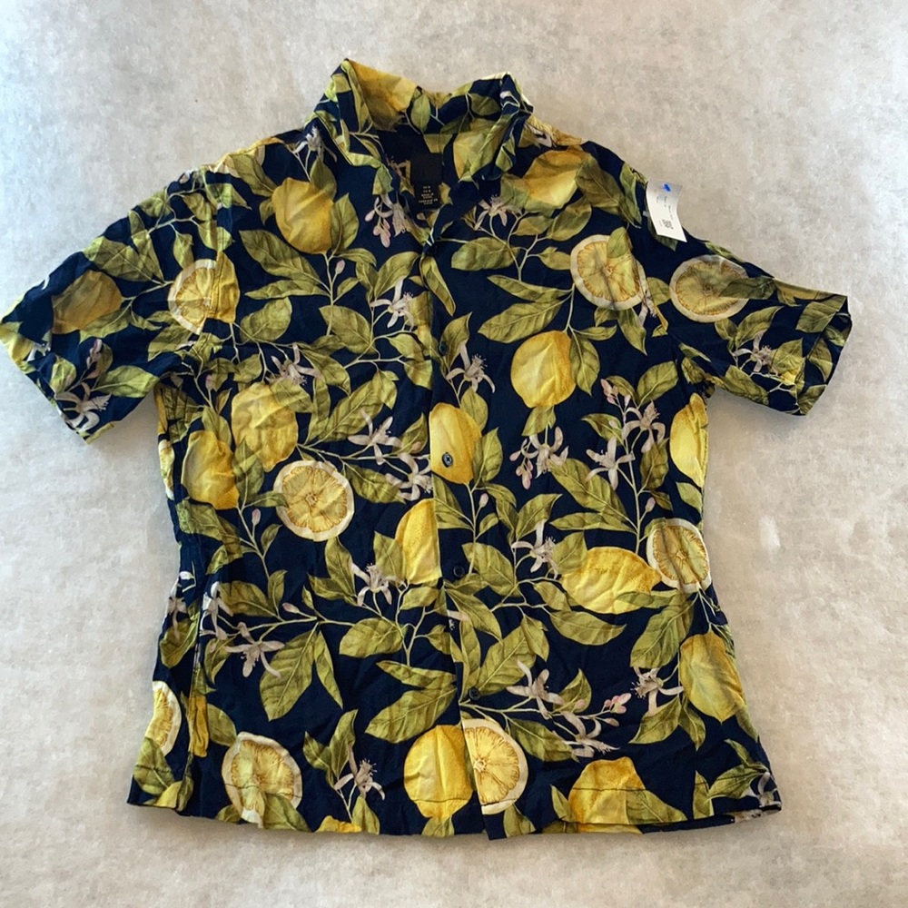 H&M Men’s Hawaiian Shirt Rayon 100% M